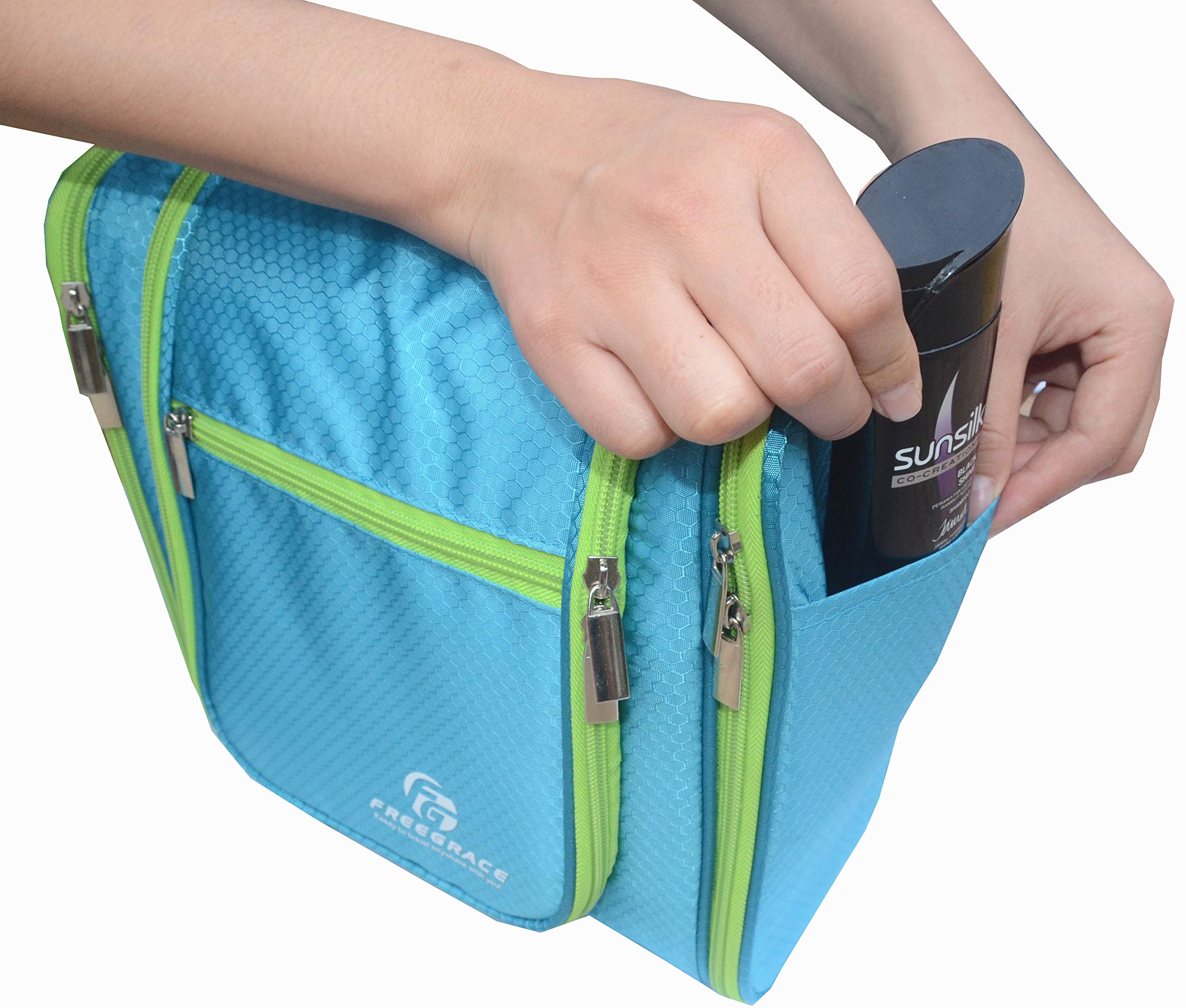 Premium Extra Large Hanging Toiletry Bag for Travel - Waterproof Nylon Cosmetic & Shower Organizer for Men & Women - Perfect for Toiletries, Makeup Brushes, Bathroom Essentials - Ideal for Camping, Gym, Business Trips & Vacation Packing