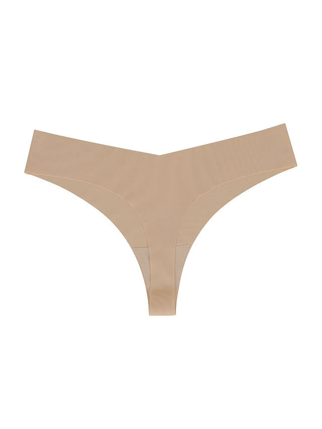 ZASUWA Women's Seamless V-Shape Waisted T-Back Underwear - Sexy Comfortable Lingerie for Everyday Wear & Special Occasions