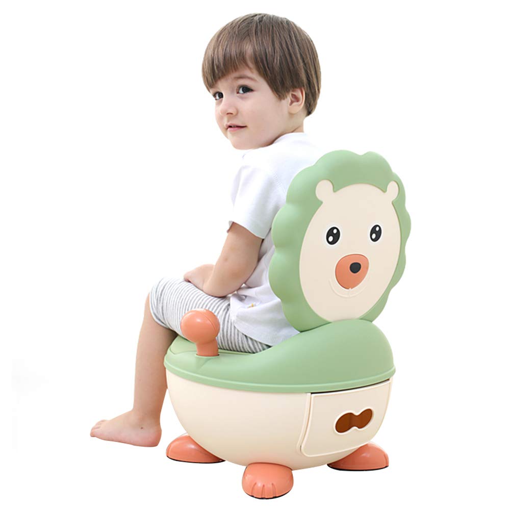 JYW-CoverS Soft Removable Potty Training Seat for Toddlers - Easy to Clean Baby Toilet Seat for Boys & Girls (Green) - Perfect for Home, Travel & Daycare Potty Training
