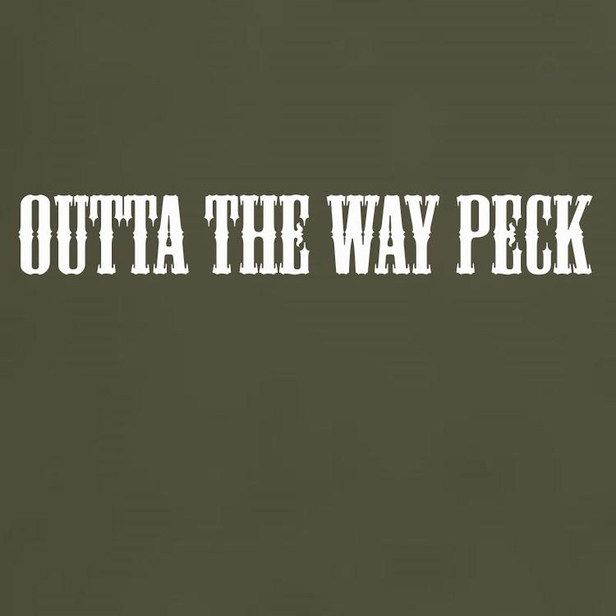 Outta The Way Peck Dark T-Shirt for Men | 100% Cotton Classic Graphic Tee | Casual Wear, Street Style & Everyday Comfort