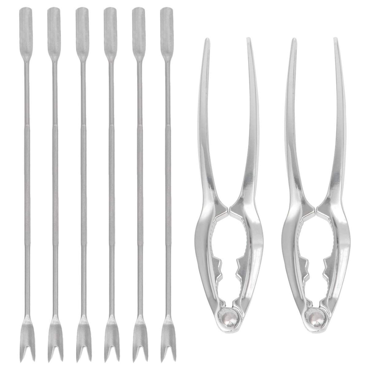 Premium Seafood Cracking & Eating Tool Set - Crab Crackers, Lobster Tail Scissors, Nut Crackers & More - Durable Kitchen Gadget for Crab, Oyster, Shellfish - Perfect for Seafood Lovers, Dinner Parties & Home Cooking