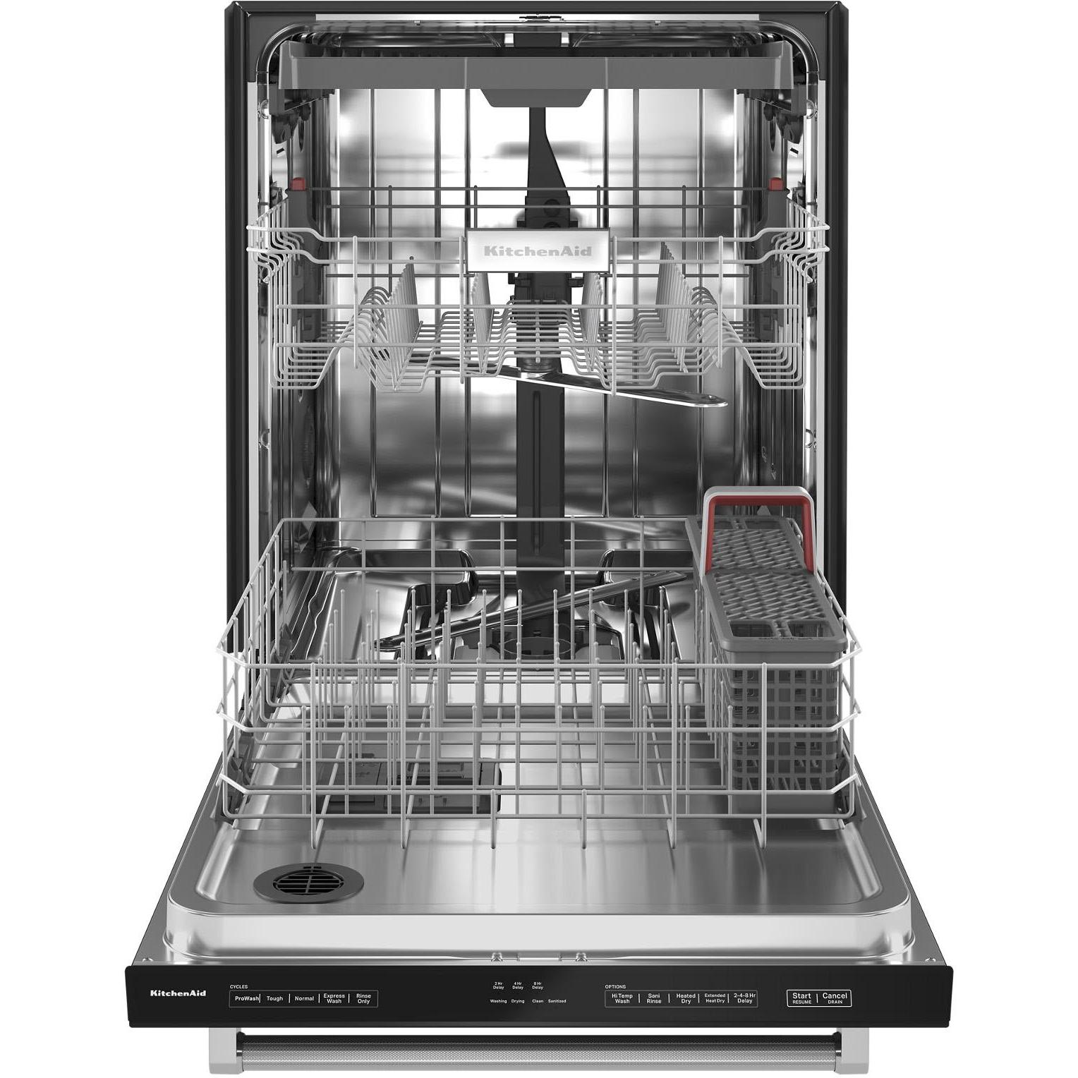 KitchenAid 24 Inch Built-In Dishwasher with ProWash™ Cycle - KDTE204KBS - Perfect for Modern Kitchens and Busy Households