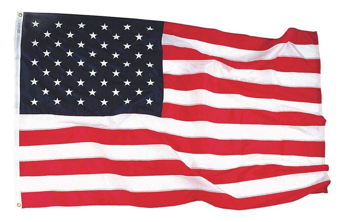 4x6 Ft American Flag - Durable Nylon US Flag for Outdoor & Indoor Use - Perfect for Parades, Patriotic Events & Home Decoration