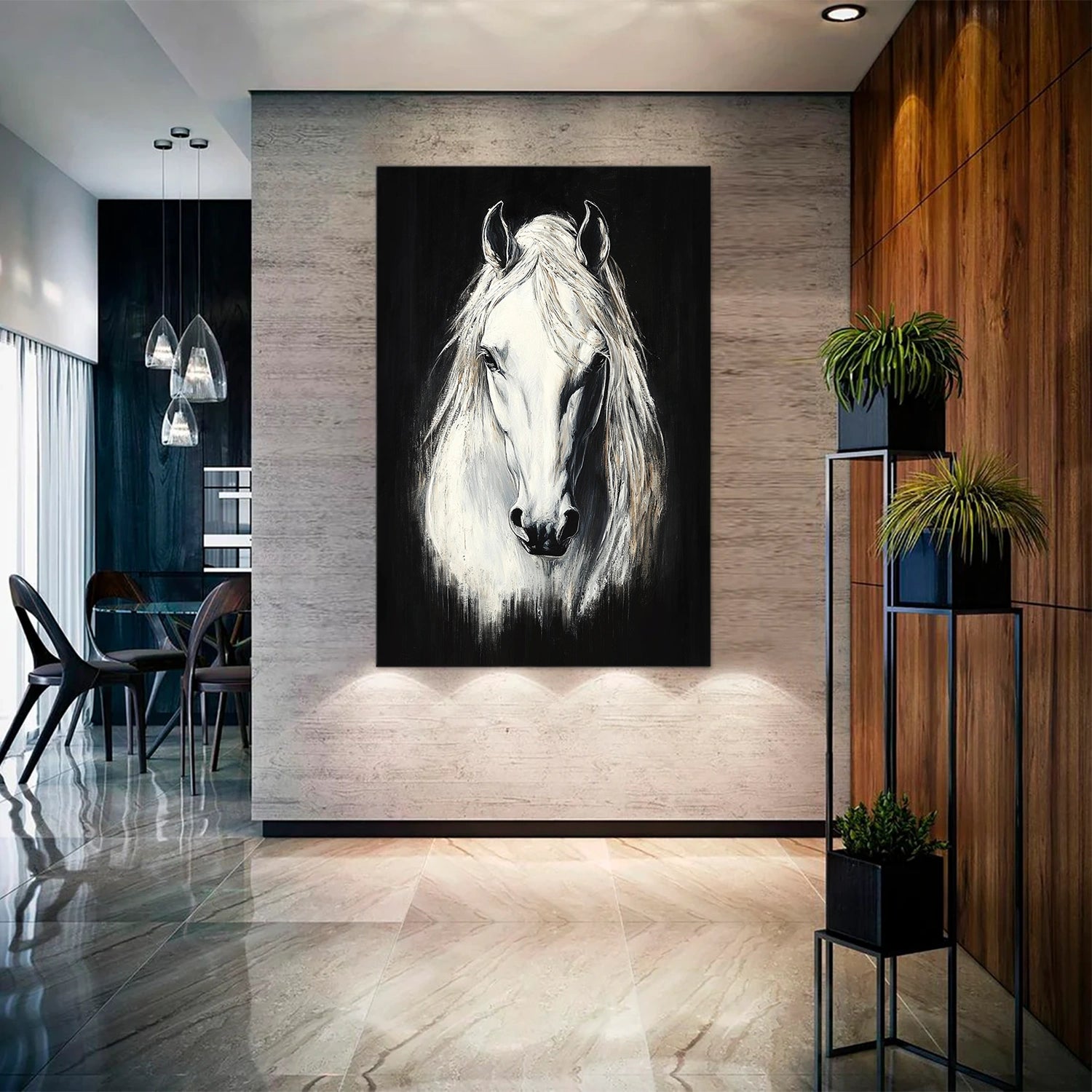 Animal Art Painting #AP102 - Handmade Canvas Wall Decor for Living Room, Bedroom & Office - Perfect Gift for Pet Lovers & Home Decor