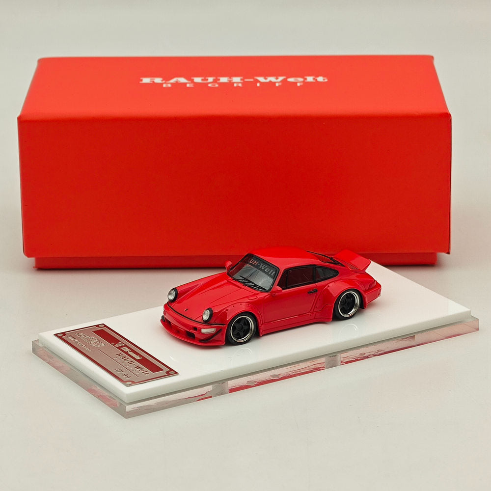 1/64 Scale XKE Porsche 964 RWB RAUH Welt BEGRIFF Resin Model Car - Limited Edition Collectible Diecast Vehicle for Display, Racing Enthusiasts & Car Lovers (Perfect for Home Decor, Office Display or Gift Giving)