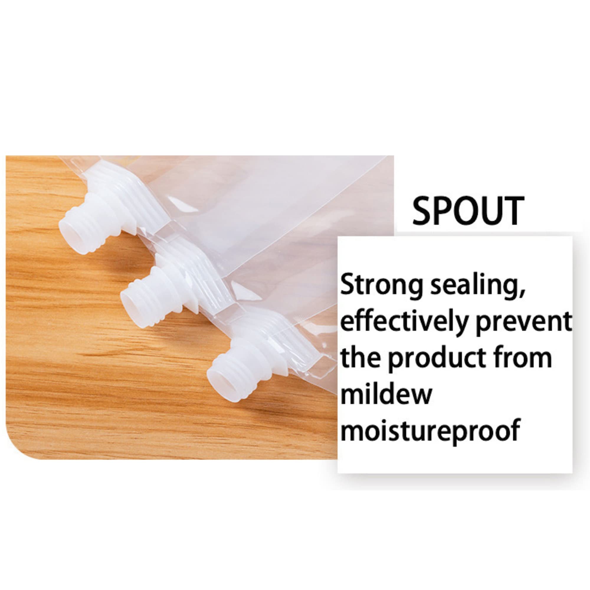 Squeezable Wax Melt Pouches - 20 Pack | 500 mL (10-15oz) Scented Liquid Wax in Clear Bottles with Lids & Stands | 7.5x5