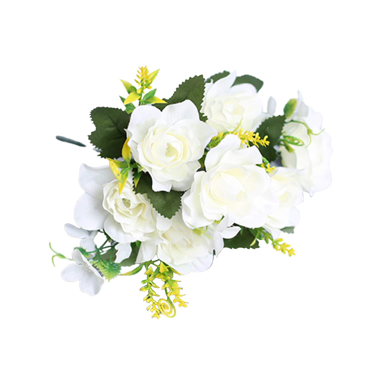 Lifelike Artificial Gardenia Silk Flower - Realistic White Faux Plant for Home Decor, DIY Floral Arrangements, Wedding Centerpieces & Office Desk Decorations