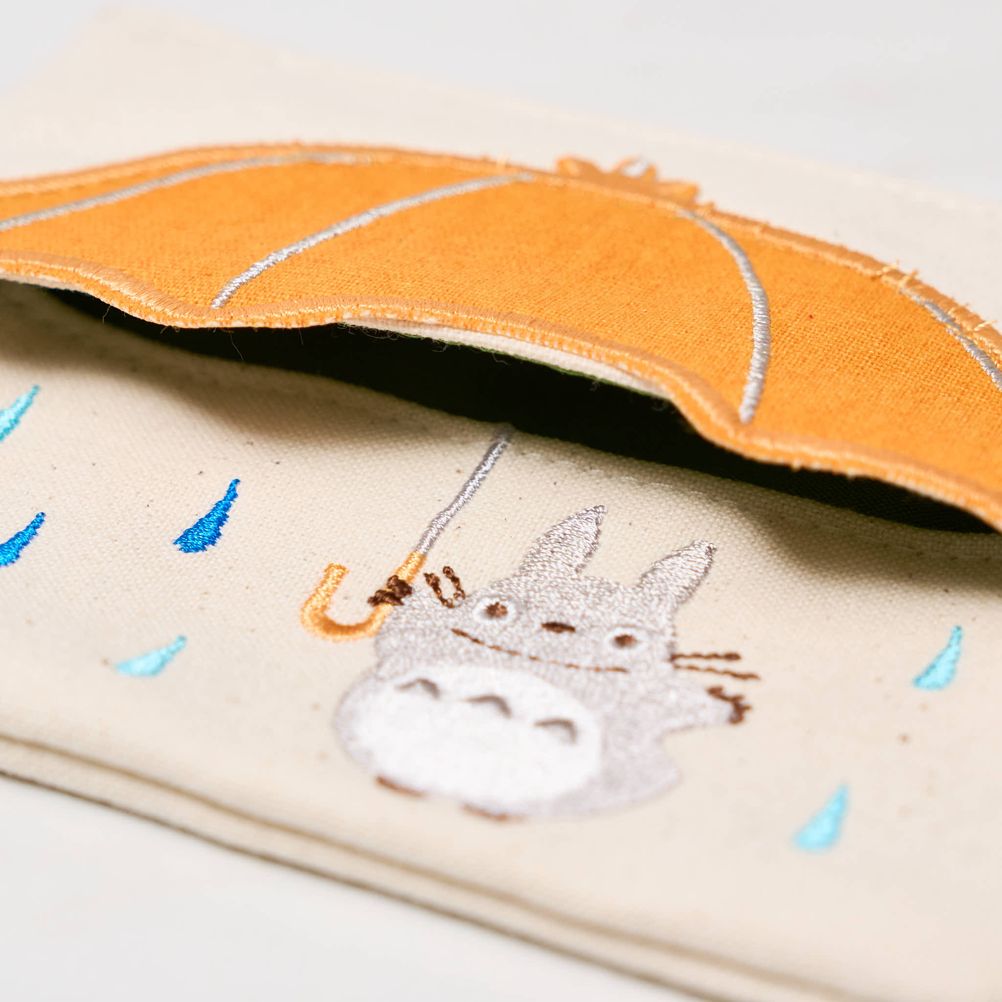 Studio Ghibli Totoro and Jiji Mini Tissue Case Pouch - Kawaii Anime Cosplay Accessory for My Neighbor Totoro Fans | Perfect for School, Travel & Gift Giving