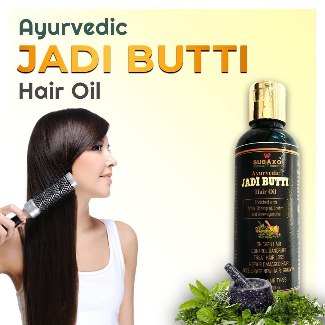 SUBAXO Herbal Hair Oil & Conditioner Set (200ml Each) - Natural Hair Growth Treatment for Dry, Damaged Hair - Perfect for Daily Hair Care & Scalp Nourishment