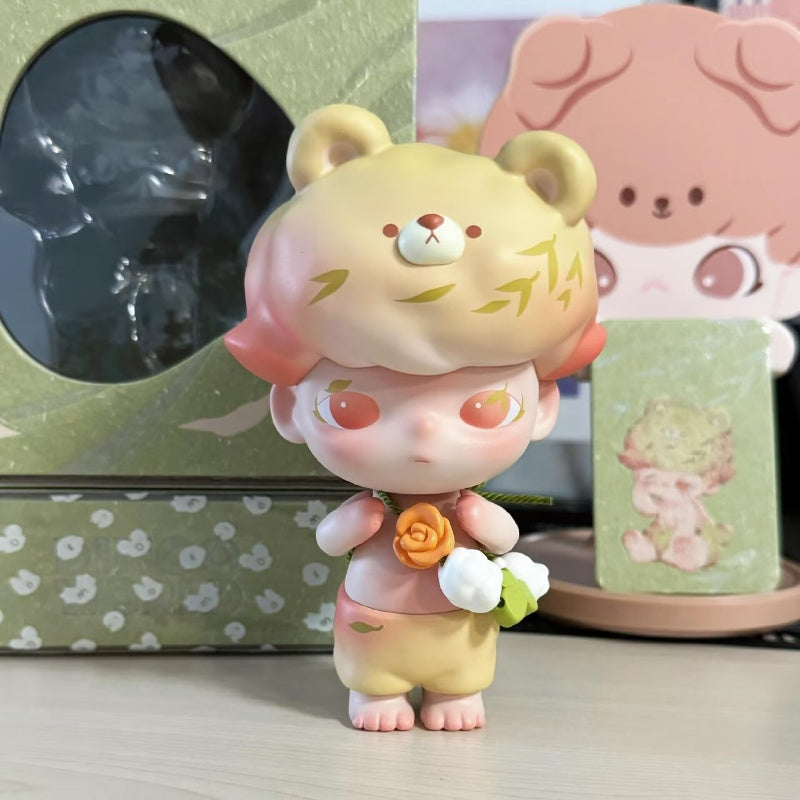 DIMOO Four Seasons Bear Spring Sleepiness Limited Edition Collectible Figure - Perfect for Anime Fans, Home Decor, and Gift Giving