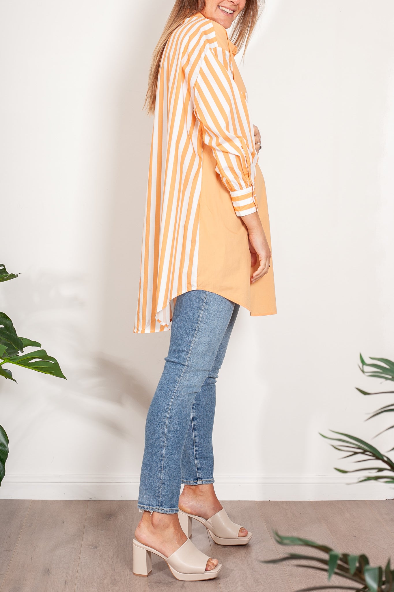 Ena Pelly Women's Bree Cotton Striped Dress - Casual Summer Dress for Beach, Vacation & Everyday Wear