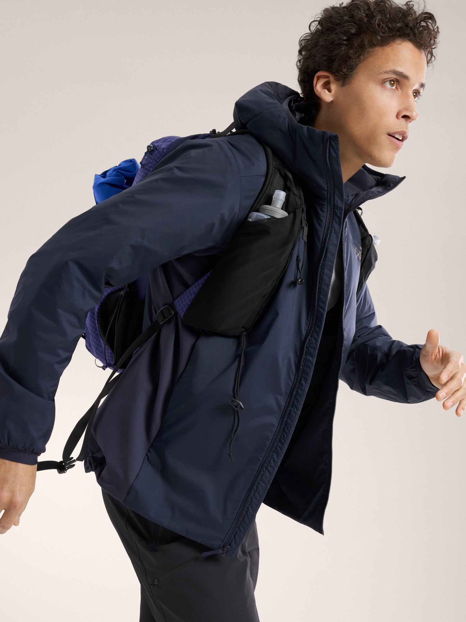 Atom Hoody Men's Lightweight Water-Resistant Hooded Jacket - Perfect for Outdoor Activities, Hiking & Casual Wear
