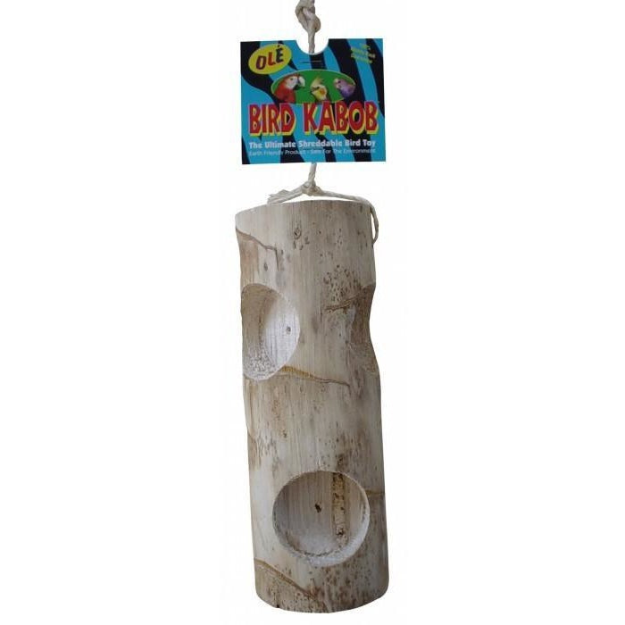 Premium 38CM Bird Kabob Toy - Durable & Safe Chewing Perch for Parrots, Cockatiels, and Small Birds - Perfect for Cage Enrichment and Playtime