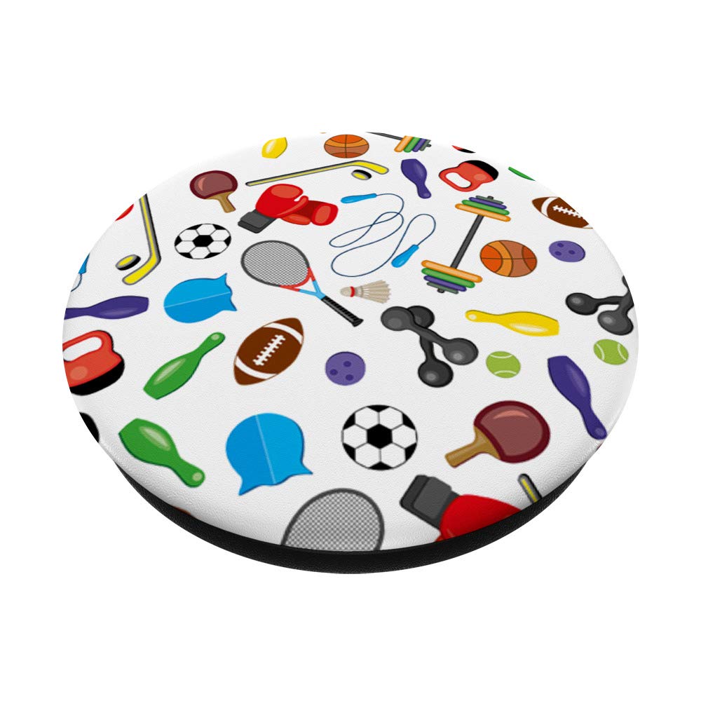 Sport Gear & Team Game Essentials - Swappable PopSockets PopGrip for Phones & Tablets | Perfect for Sports Fans, Players & Mobile Gaming Enthusiasts