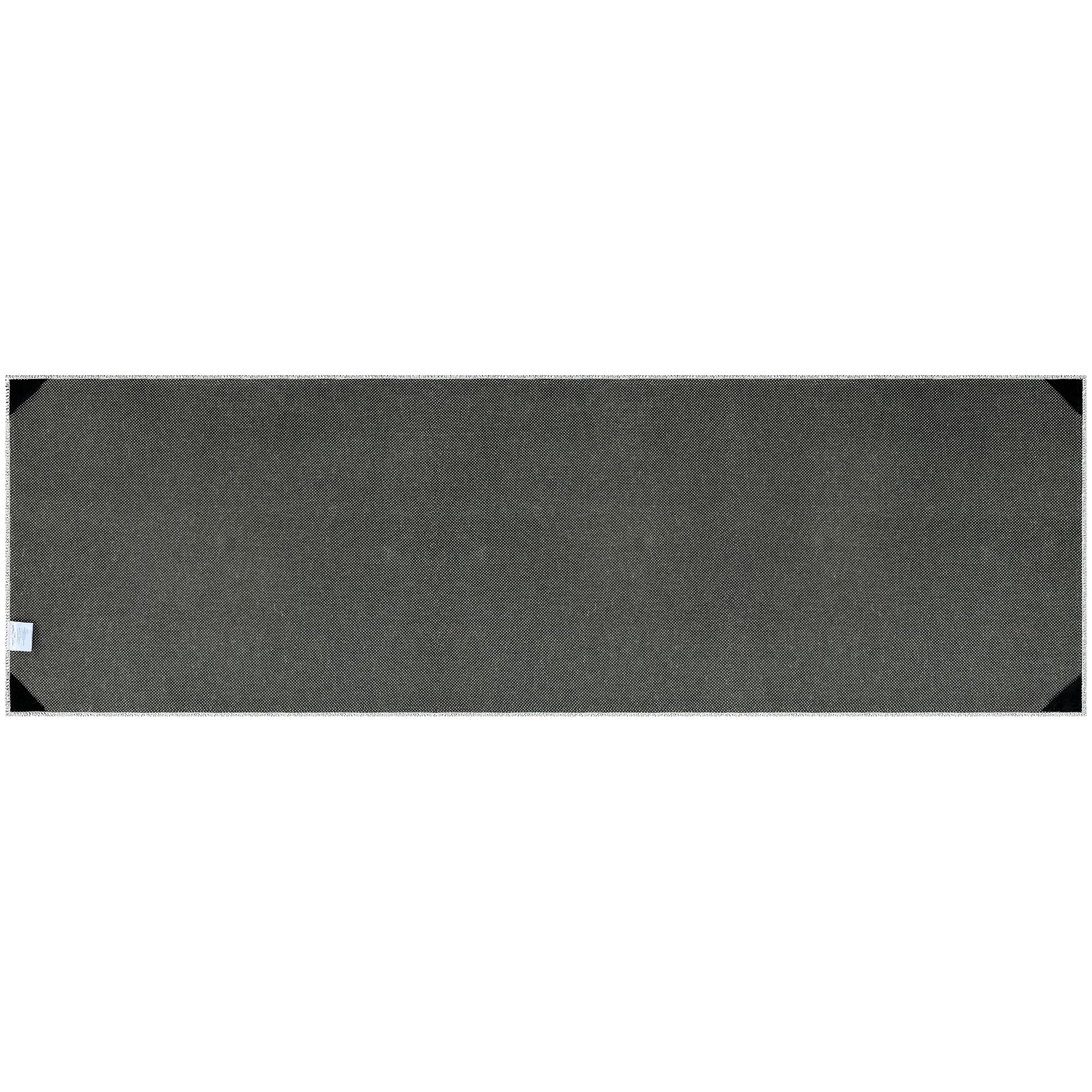 GelPro Nevermove Artisan Accent Machine-Washable Chenille Rug with GellyGrippers - 24x76 Inches, Taryn Dark Blue - Non-Slip Kitchen Mat for Hardwood Floors & High Traffic Areas