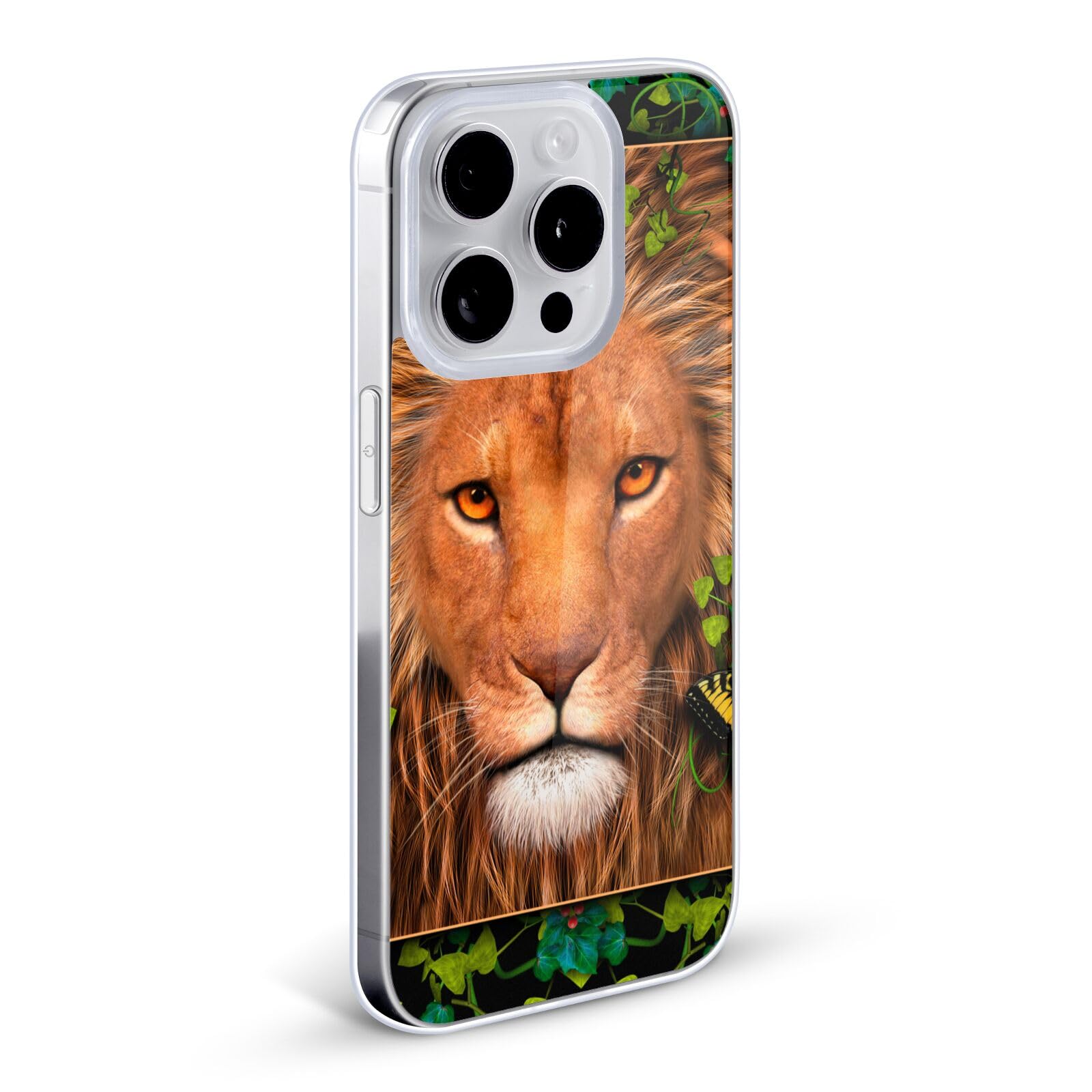 Officially Licensed Laurie Prindle Return of The King Lion Soft Gel Phone Case for Apple iPhone 13 Pro Max - Cute Protective Cover with Artistic Design, Perfect for Daily Use, Travel & Gift Giving