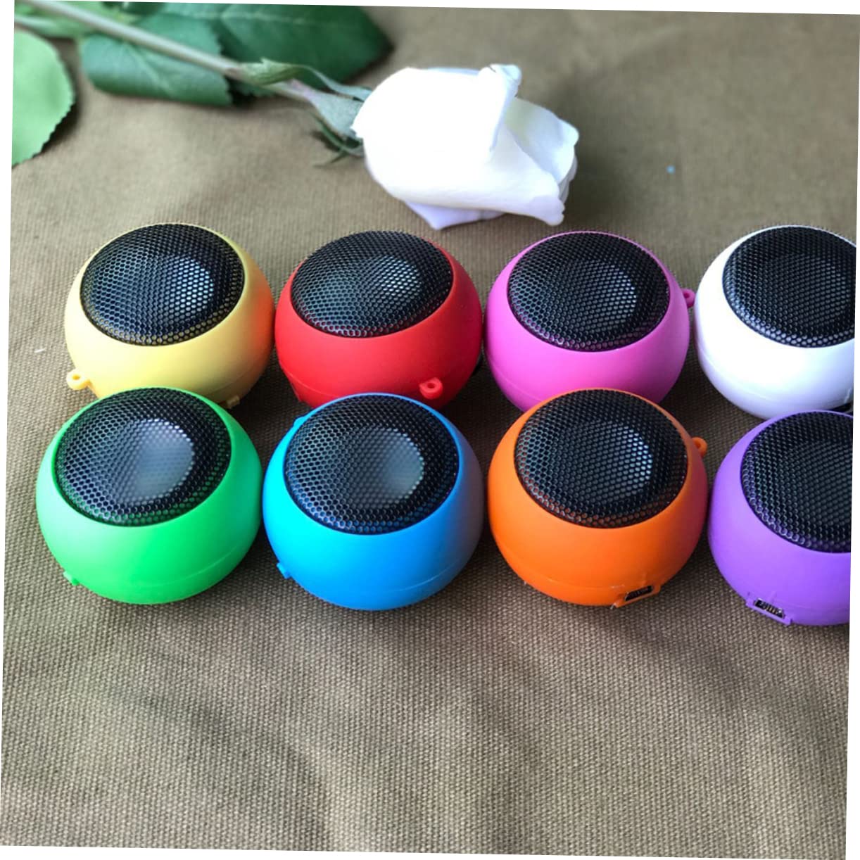 SUPVOX Portable USB Charging Stereo Speakers - Mini Wireless Bluetooth Speaker with Cable, Voice Box for Laptop, Home, Office, and Outdoor Use