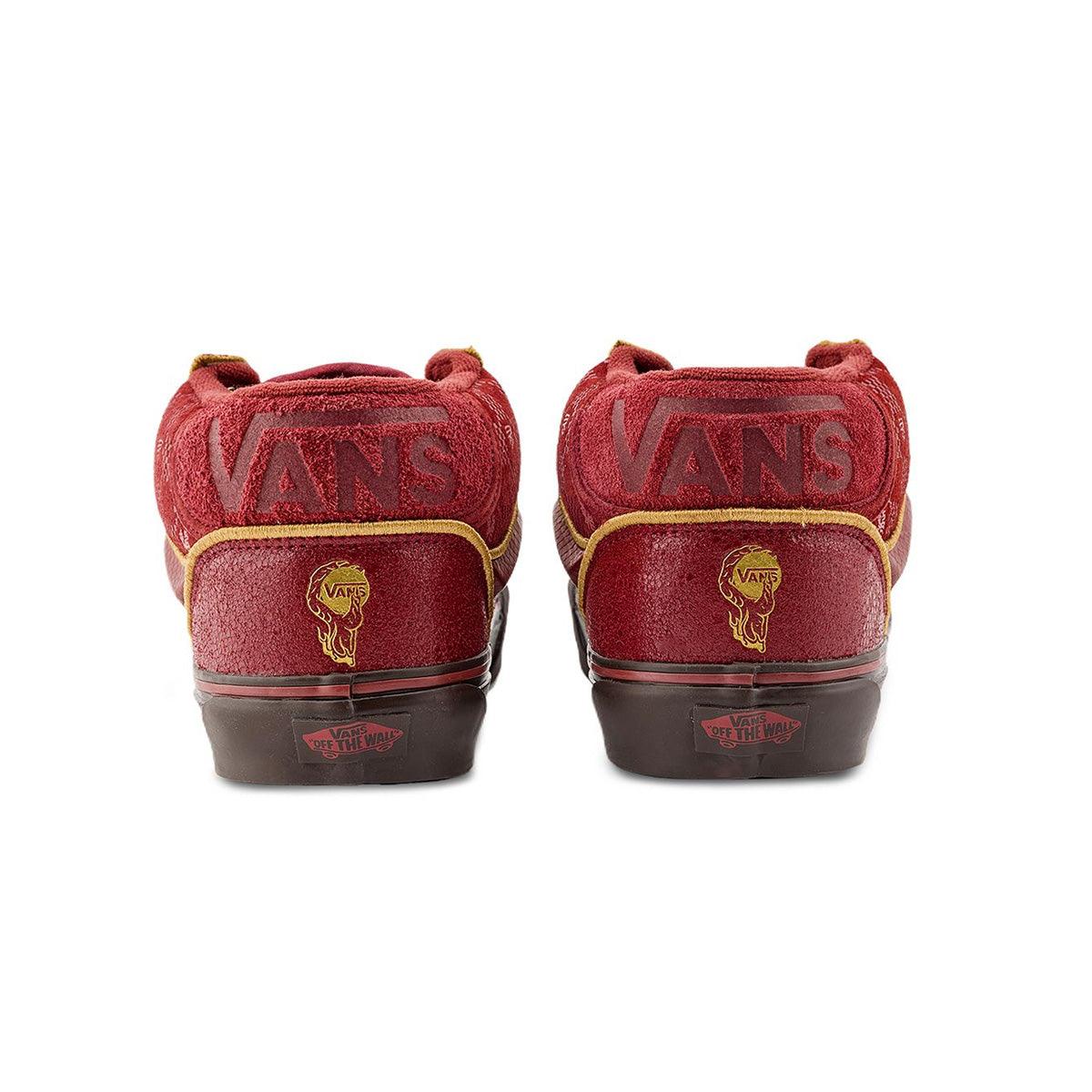 Knu Mid Skool Year of the Dragon 'Dark Red' Sneakers - Limited Edition Dragon-Themed Skate Shoes for Men & Women - Perfect for Streetwear, Skateboarding & Casual Fashion