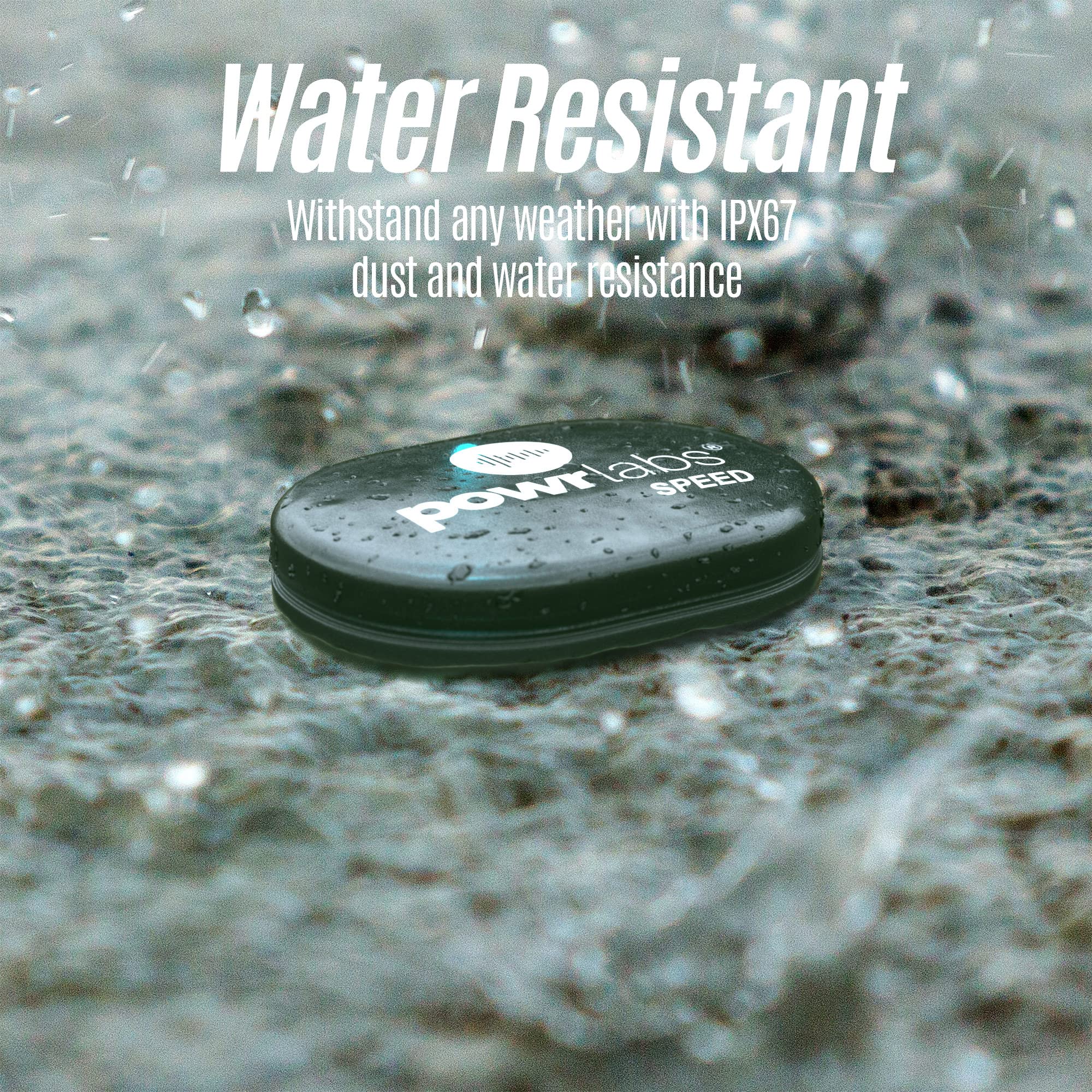 POWR LABS Wireless Bike Speed Sensor - Bluetooth & ANT+ Compatible with Garmin, Wahoo, Zwift, TrainerRoad, Polar Apps | Accurate Cycling Data for Indoor Spin Bikes & Outdoor Training