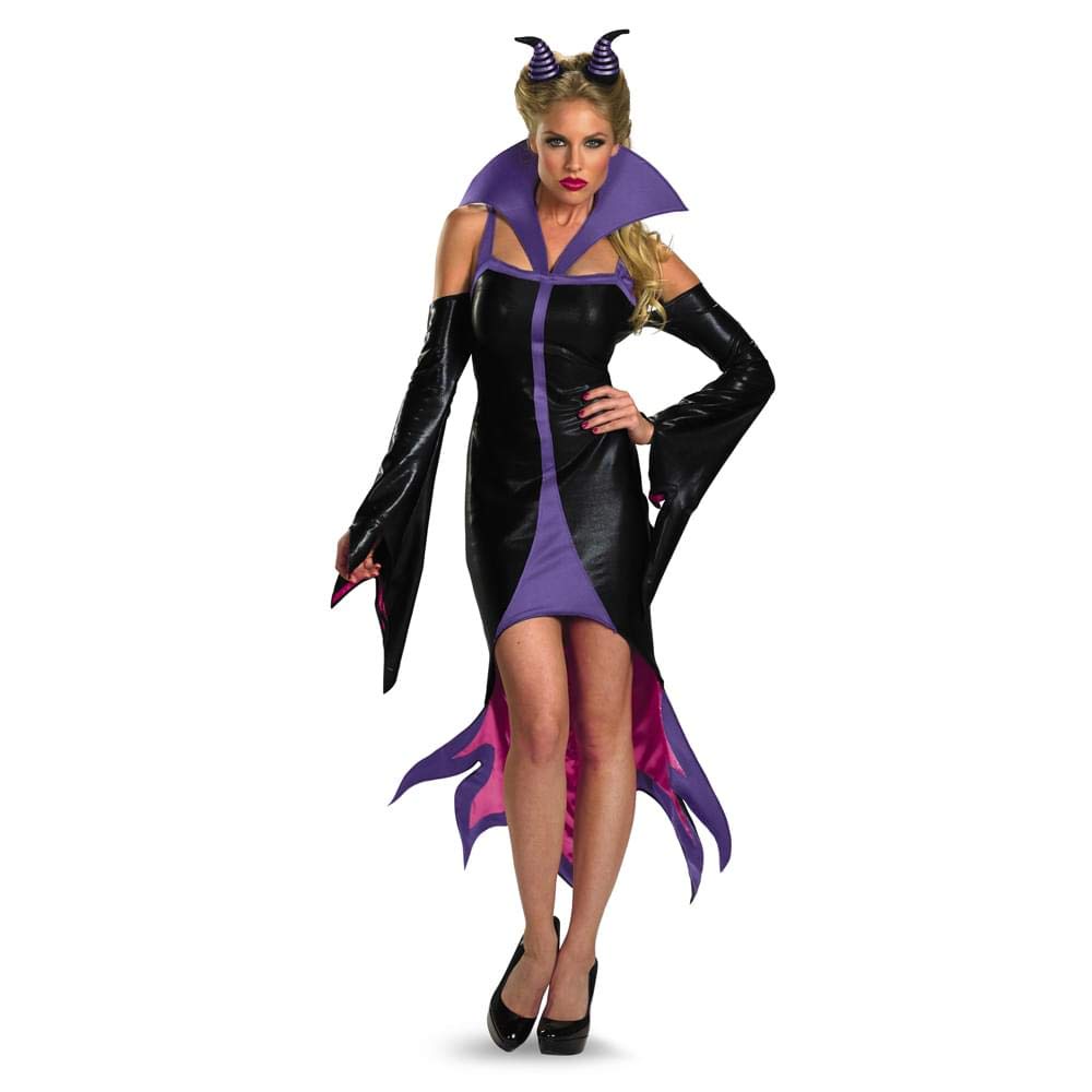 Disney Maleficent Costume for Women - Elegant Sassy Halloween Dress | Perfect for Cosplay, Halloween Parties & Themed Events