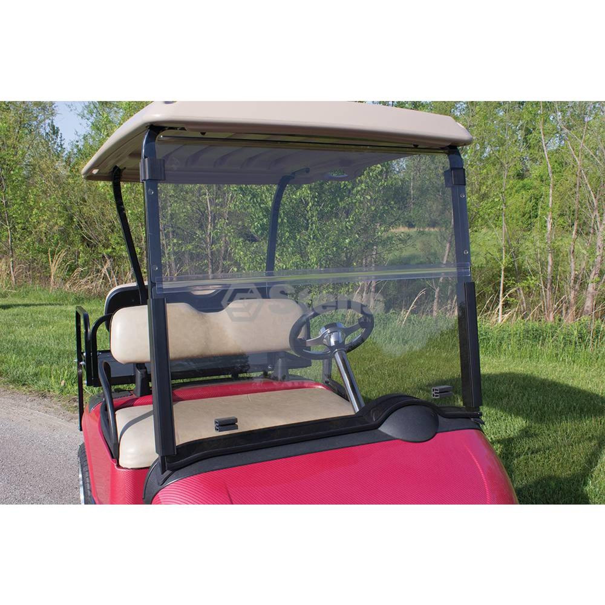 Stens 851-005 Clear Windshield for E-Z-GO Golf Carts - Durable Replacement Windshield for Protection & Comfort While Driving