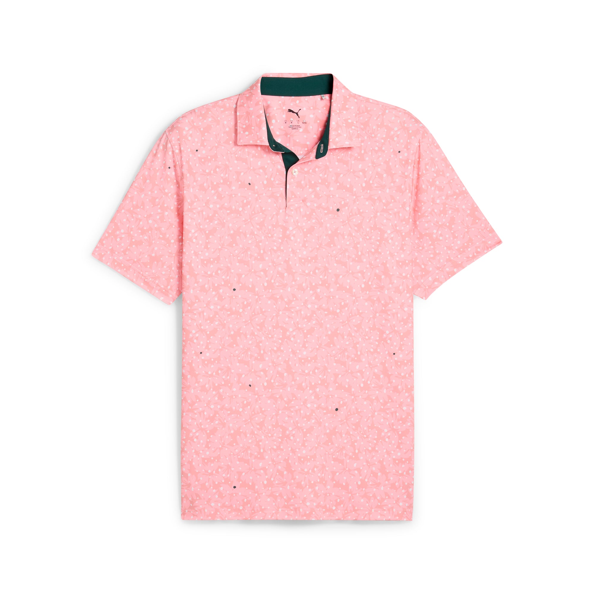 MATTR Bloom Field Golf Polo Shirt for Men - Breathable, Moisture-Wicking Performance Golf Shirt - Perfect for Golf Course, Clubhouse & Casual Wear