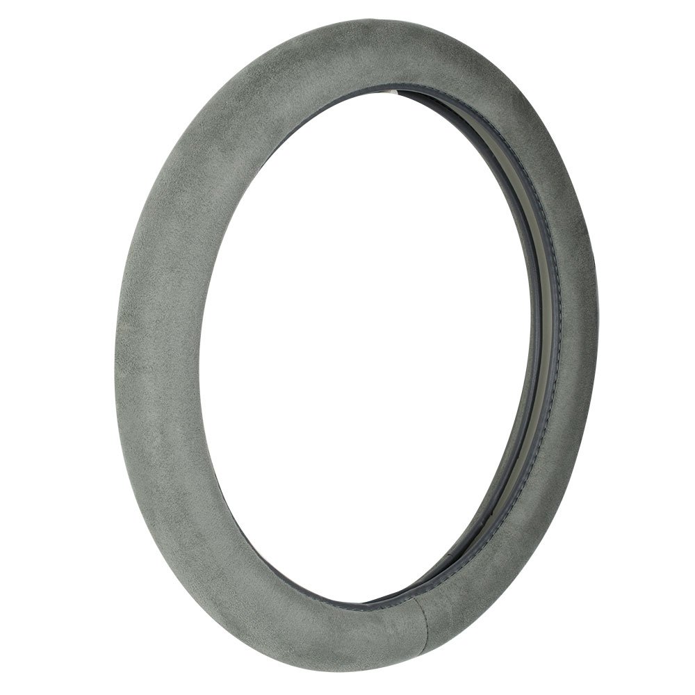 Custom Ultra-Soft Molded Steering Wheel Cover - Road Pilot Grey for Comfort Driving