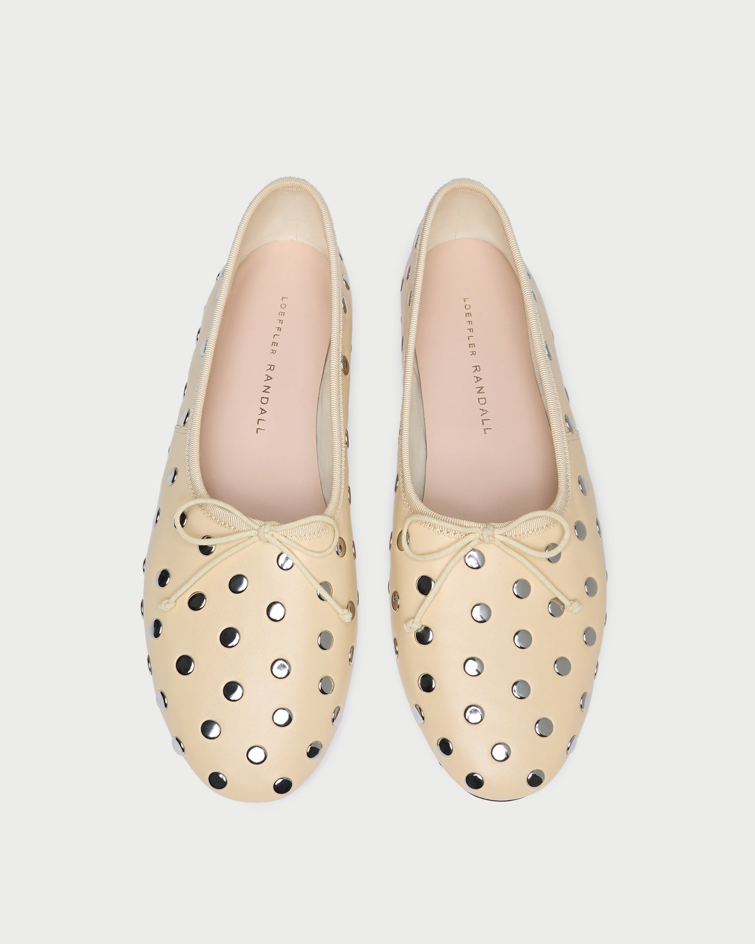 Landon Butter/Silver Ballet Flat Shoes for Women - Comfortable & Stylish Ballet Flats for Work, Casual Wear & Dance