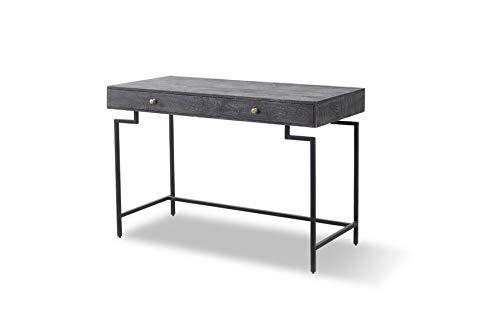 Weathered Black Extra Large Posh Pollen Cade Desk for Home Office