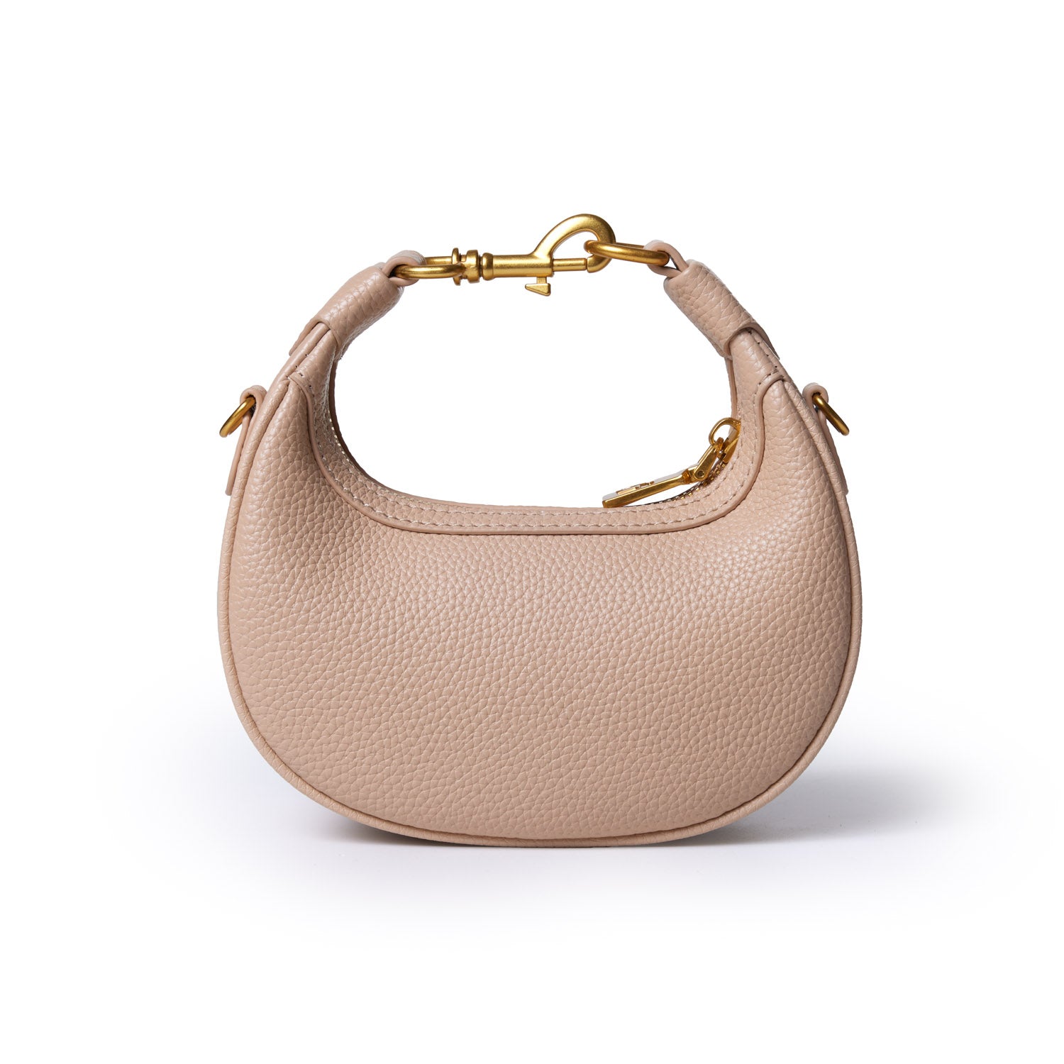 NANO PEBBLE HOBO BAG in Nude - Stylish & Compact Crossbody Purse for Women | Perfect for Everyday Use, Work, Travel & Date Nights