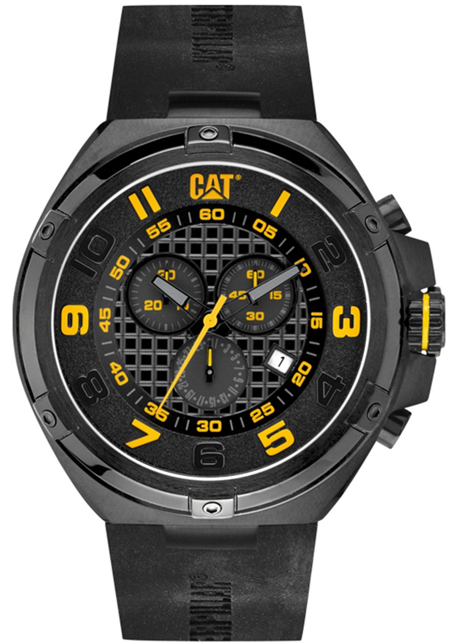 CAT Men's SA16321111 Blade Analog Quartz Watch - Black Stainless Steel for Outdoor Adventure & Casual Wear