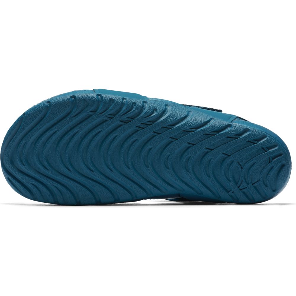 Nike Green Abyss/White Sunray Kids' Sandals - Breathable & Comfortable Children's Beach Shoes for Outdoor Play, Poolside & Summer Activities