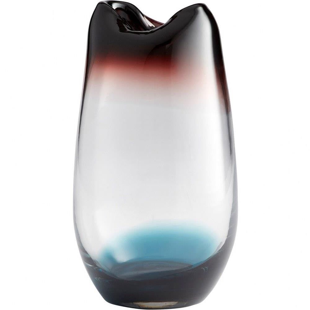 Cyan Design 10440 Sweet Saffron 11 Inch Decorative Vase in Plum Color - Perfect for Home Decor, Wedding Centerpieces & Floral Arrangements