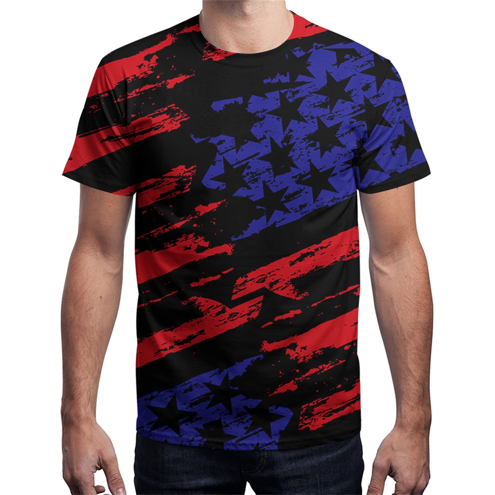 Yasswete Unisex 3D Printed Short Sleeve T-Shirt for Men & Women - Trendy Fashion Graphic Tee for Casual Wear, Street Style & Everyday Outfits