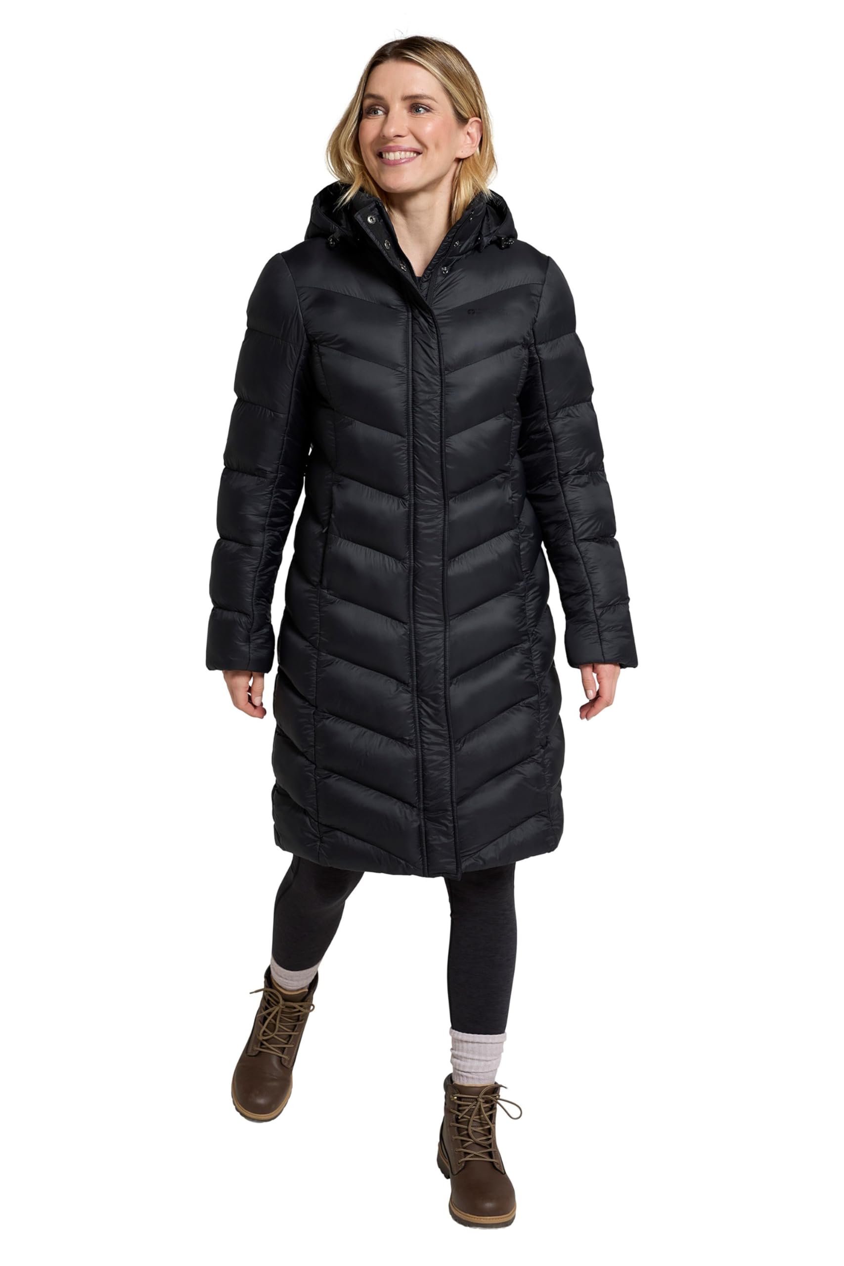 Mountain Warehouse Alexa Women's Padded Winter Jacket - Waterproof Snow Puffer Coat for Cold Weather, Hiking & Outdoor Activities