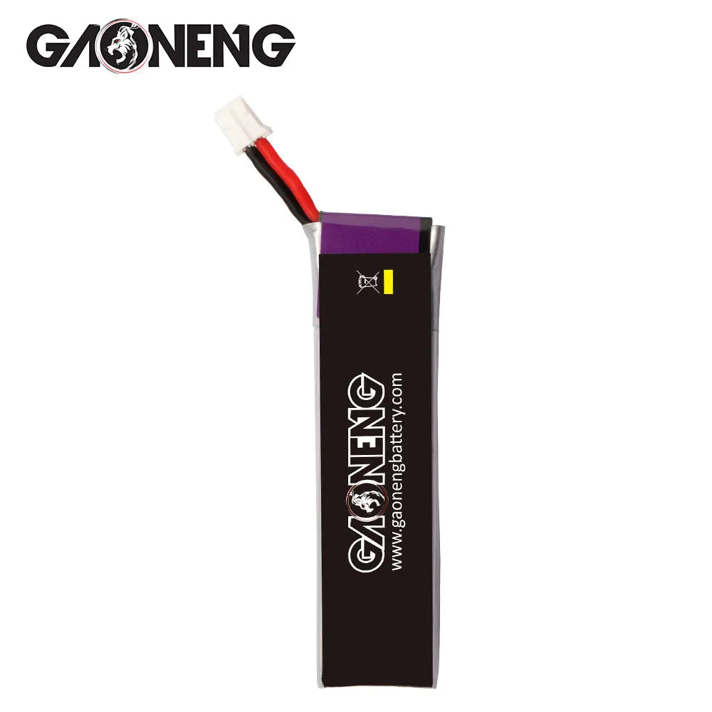 GNB 3.8V 850mAh 60C High Voltage LiPo Battery with PH2.0 Connector - 1S 4.35V RC Drone Battery (2 Pack) - Perfect for FPV Racing Drones, Mini Quadcopters and RC Car Models