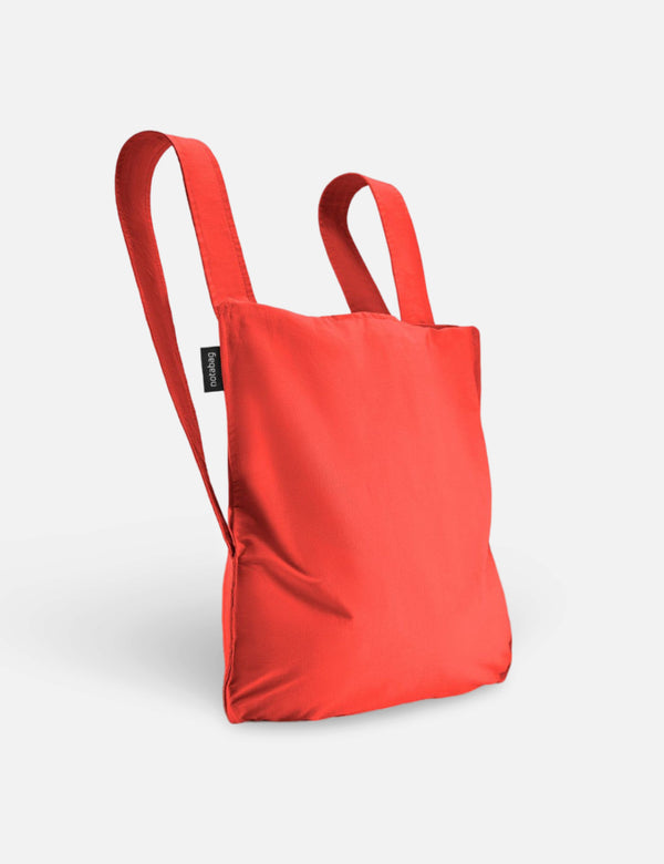 Eco-Friendly Reusable Tote Bag - Bright Red Cotton Shopping Bag with Reinforced Handles | Perfect for Grocery Shopping, Beach Trips & Farmers Market