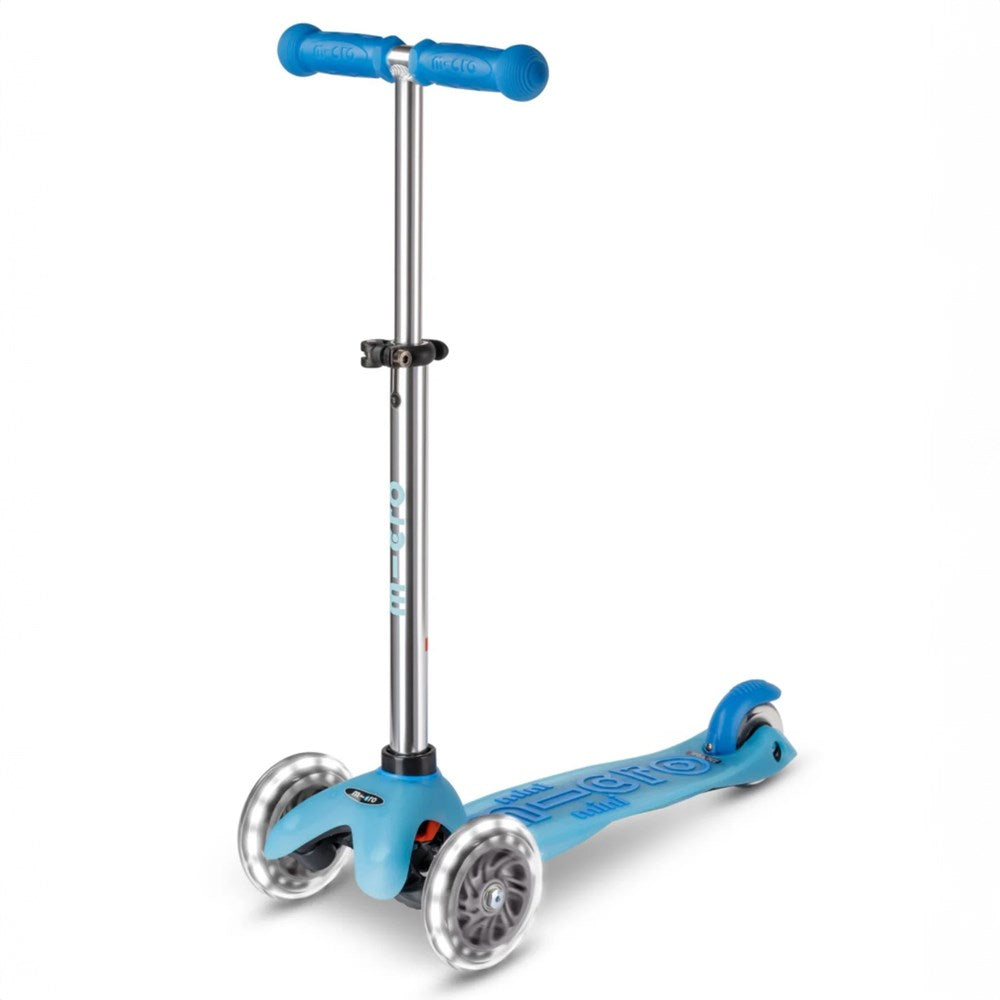 Micro Mini Deluxe Glow LED Scooter for Kids - Light Up Electric Ride On Toy for Boys & Girls Ages 3-8 - Perfect for Nighttime Fun, Outdoor Play, and Birthday Gifts