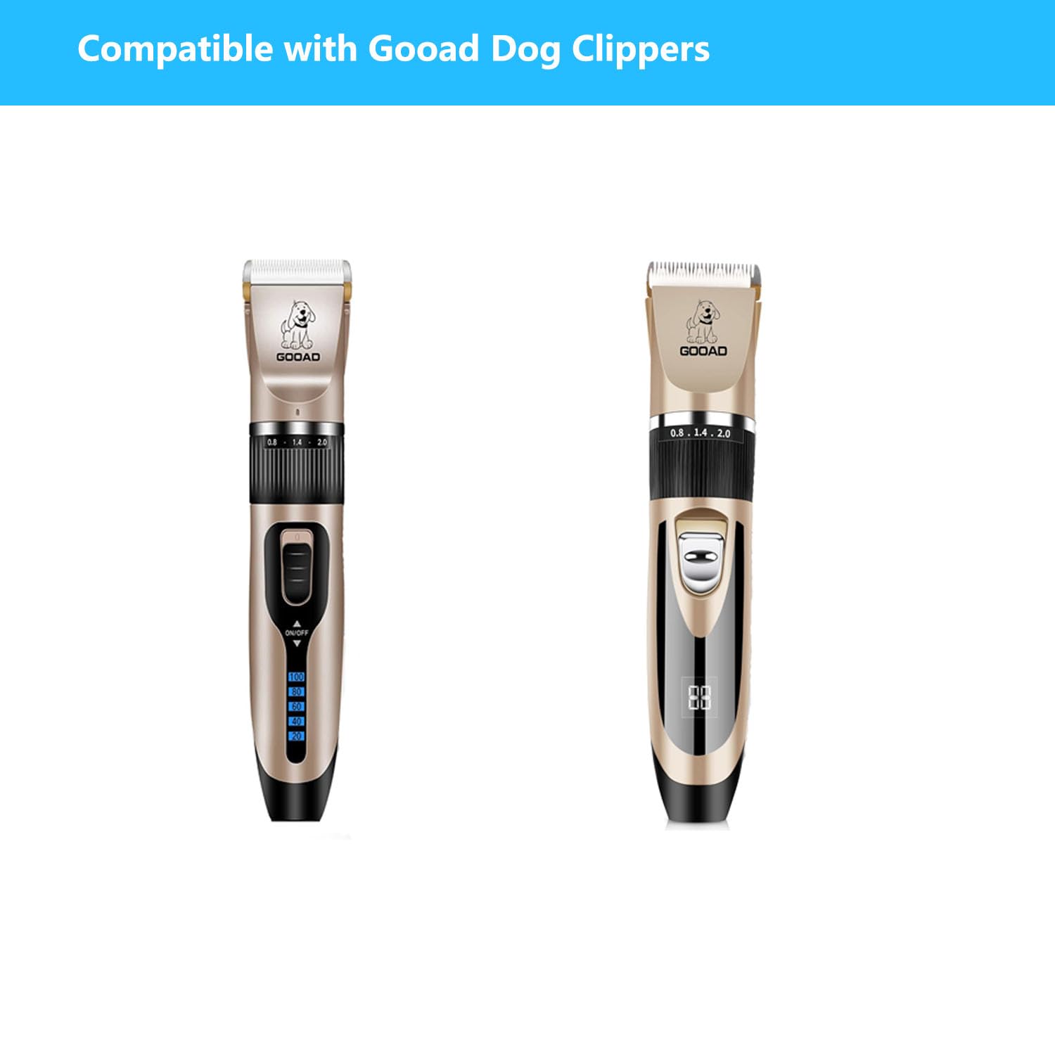 Original Title: Replacement GOOAD Charger USB Charging Cable Compatible GOOAD Dog Clippers Charger Power Cord   Optimized Title: **GOOAD Replacement USB Charging Cable for Dog Clippers - Power Cord Compatible with GOOAD Pet Grooming Tools - Perfect for Home & Professional Use**