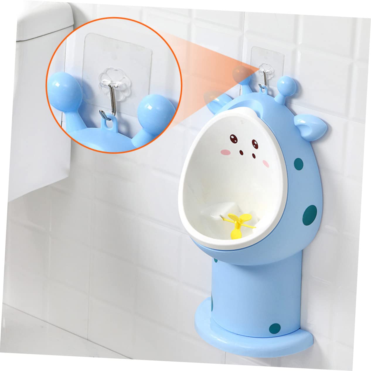 RORPOIR Boys Potty Training Urinal - Durable Toddler Toilet for Kids, Sky Blue - Perfect for Home, Travel & Daycare Use
