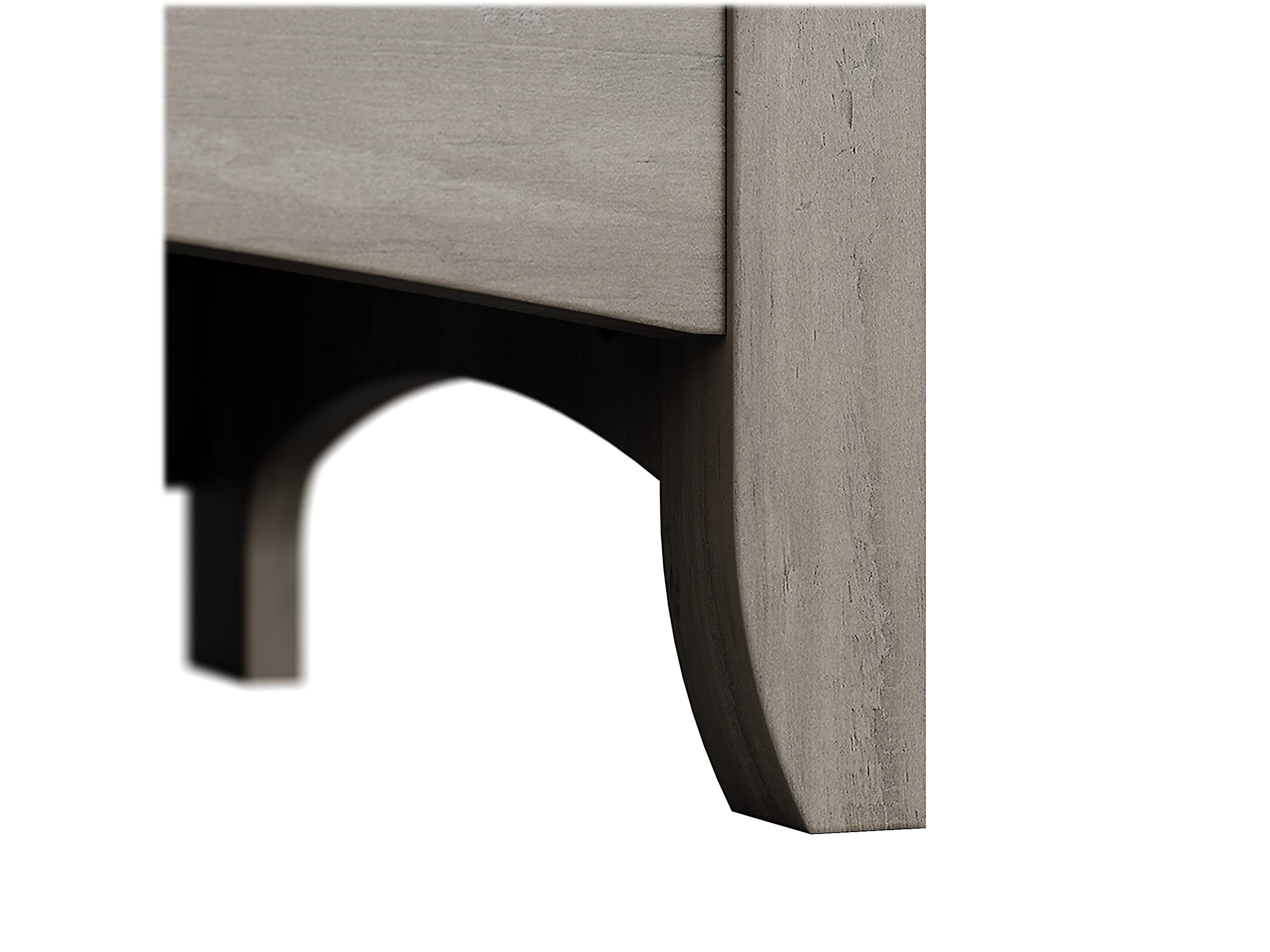 Bush Furniture Salinas 5-Shelf Bookcase in Driftwood Gray - Tall Wooden Bookshelf for Living Room, Home Office, Entryway - Perfect for Organizing Books, Decor & Storage Needs