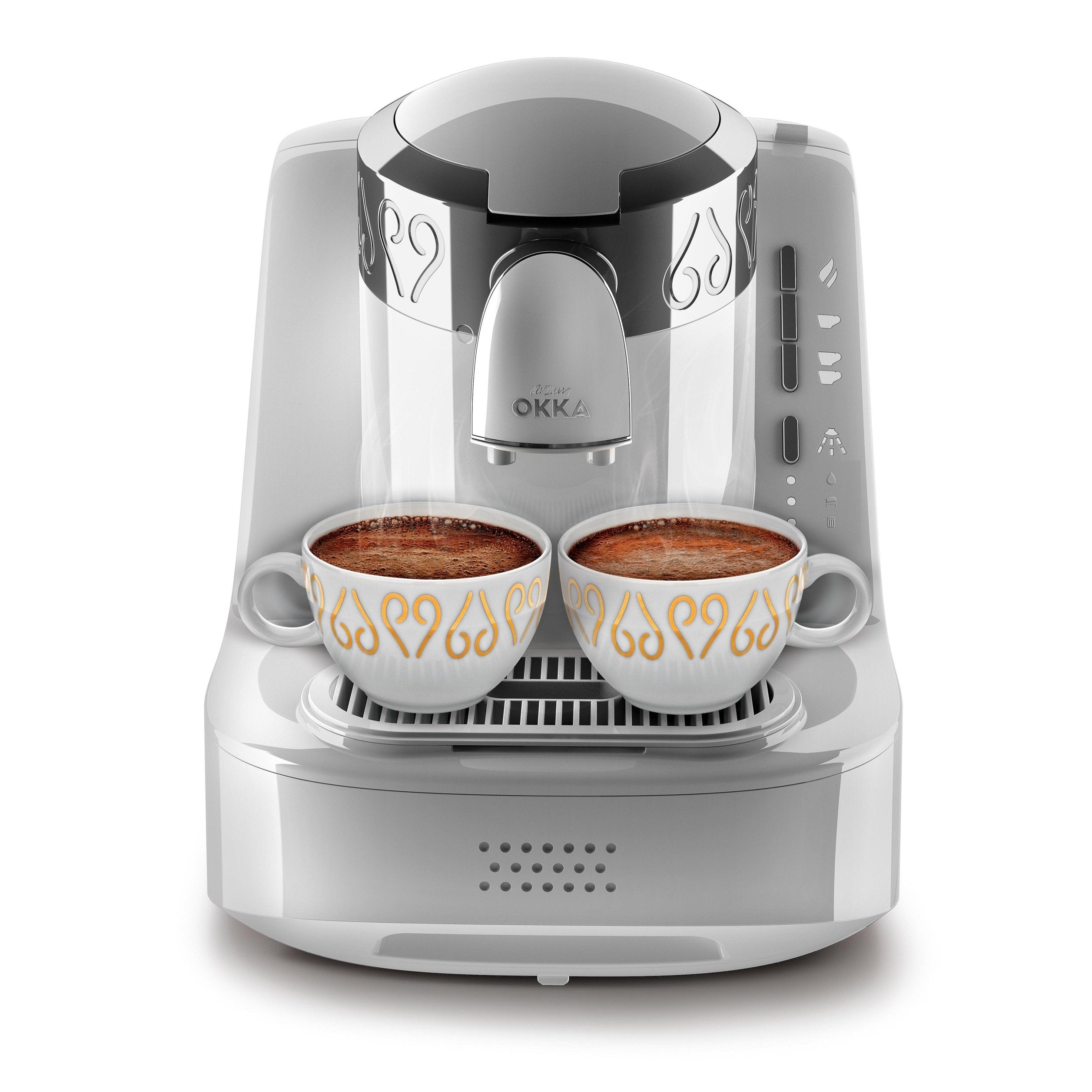 Arzum Okka Automatic Turkish Coffee Maker - 120V Electric Coffee Machine for Authentic Turkish Coffee at Home, Office, or Restaurant