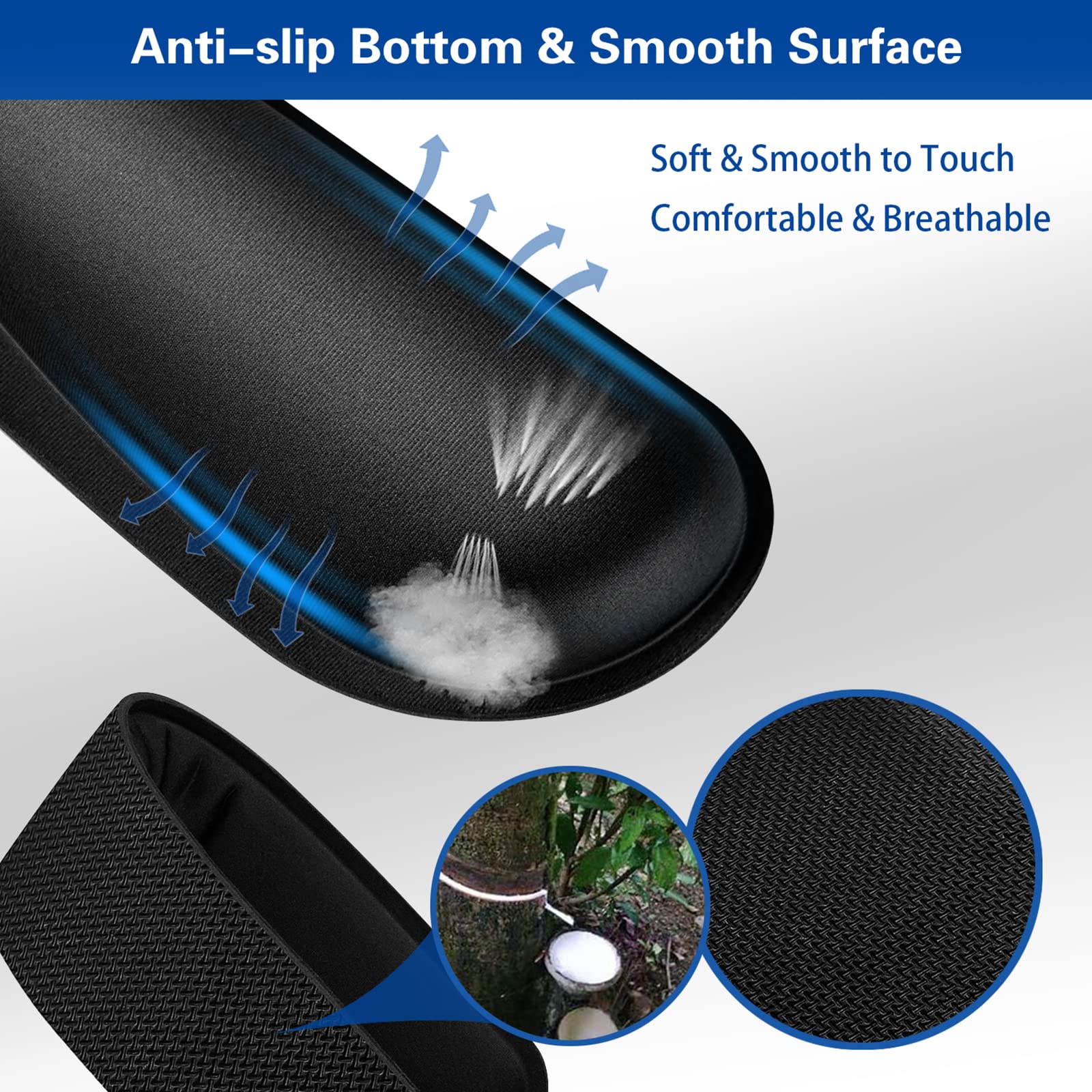 Canjoy Gaming Mouse Pad with Keyboard & Mouse Wrist Rest Set - Ergonomic Pain Relief for Computer & Laptop - Perfect for Office Work, Gaming & Long Typing Sessions