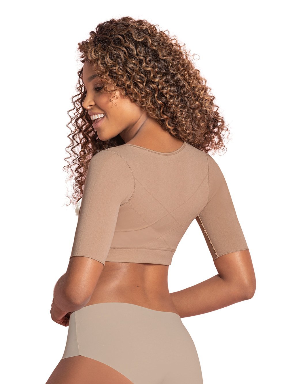 Invisible Super Comfy Upper Arm Shaper Compression Vest for Women - Slimming Seamless Shapewear for Toning & Posture Support - Perfect Under Dresses, Tops & Workout Clothes