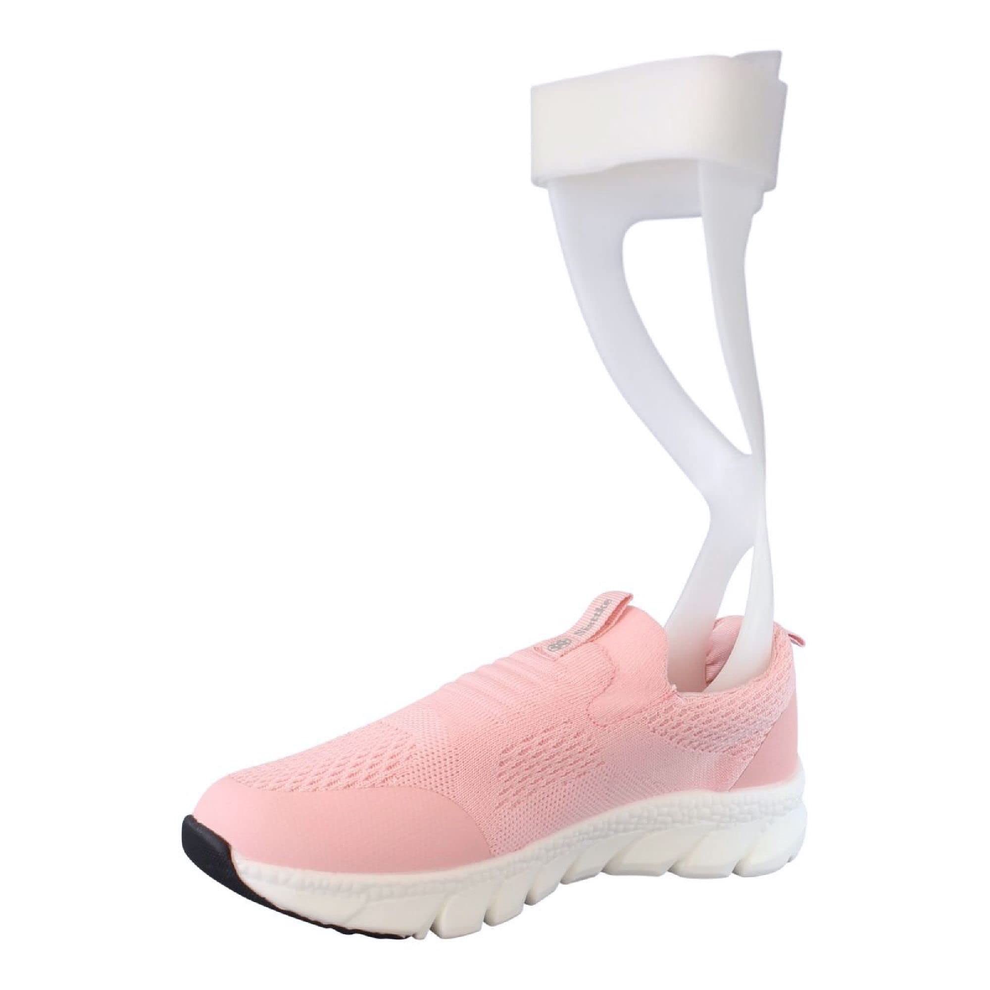 Brace Direct Leaf Spring Semi-Rigid AFO Support Brace for Foot Drop - Moldable & Trimmable Orthotic Footplate - Left Foot Men's Size - Ideal for Daily Walking, Post-Stroke Recovery & Mobility Support