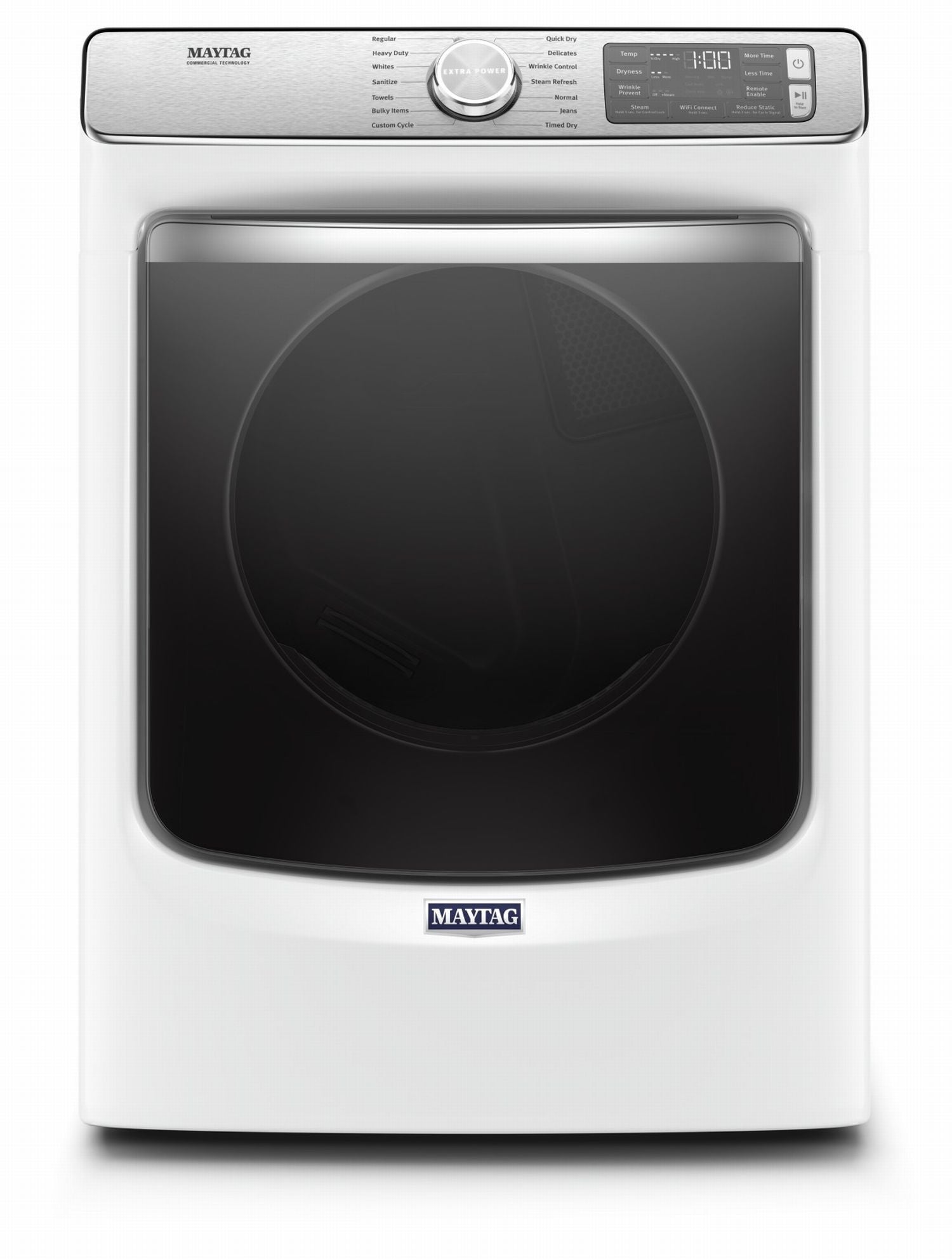Maytag YMED8630HW 7.3 Cu. Ft. White Electric Dryer - Large Capacity for Family Laundry, Perfect for Homes & Apartments