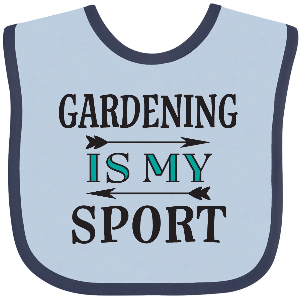 Inktastic Gardening Is My Sport Baby Bib - Cute Gardener Bib for Babies & Toddlers - Perfect for Feeding, Mealtime, and Outdoor Gardening Activities