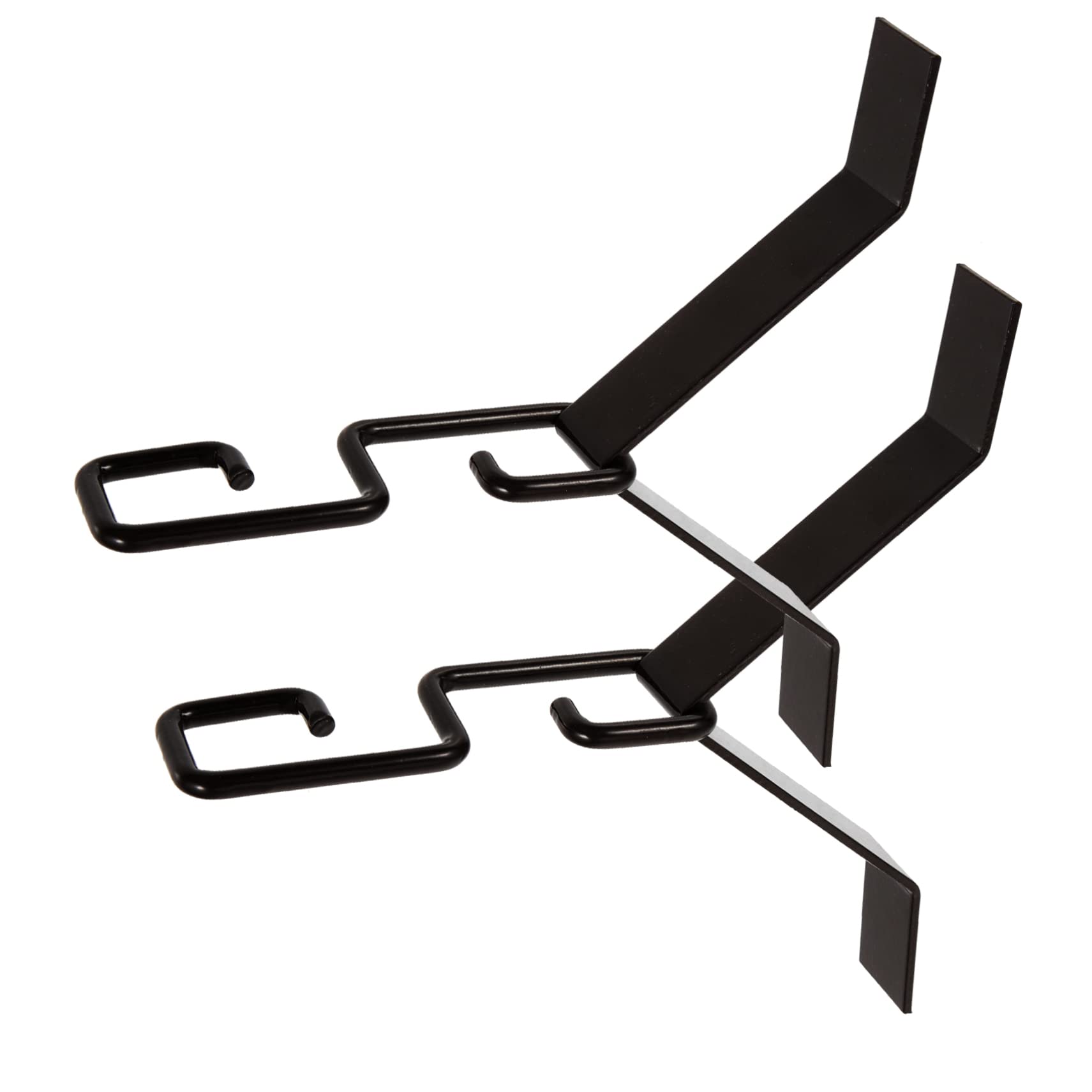 2-Pack Iron Rain Chain Hooks - Heavy Duty V-Shaped Cup Hooks for Gutter Rain Chain Adapter | Perfect for Downspout Decoration & Garden Water Drainage System