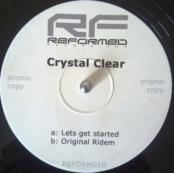 Reformed Recordings REFORM010 - Crystal Clear Vinyl LP for Music Enthusiasts | Perfect for DJs, Collectors & Home Listening