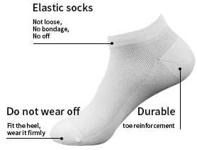 October Elf Men's Crew Socks - Thin Ankle Dress Socks for Men | Soft Cotton Athletic Socks | Perfect for Business, Casual & Sports Wear